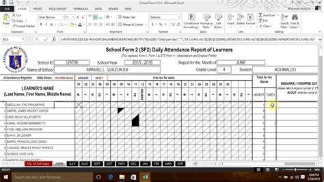 automated school form 2 free download|Latest DepEd School Forms Template (Free .